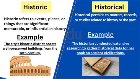 historic vs historical